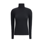 Wolford Black Fleece Wool Turtleneck